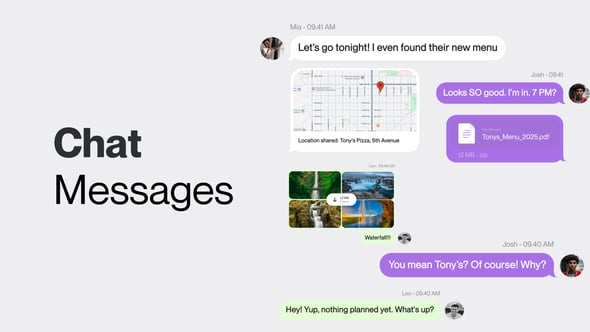 Chat Messages | Animated Messaging UI Template（279438）-技能树